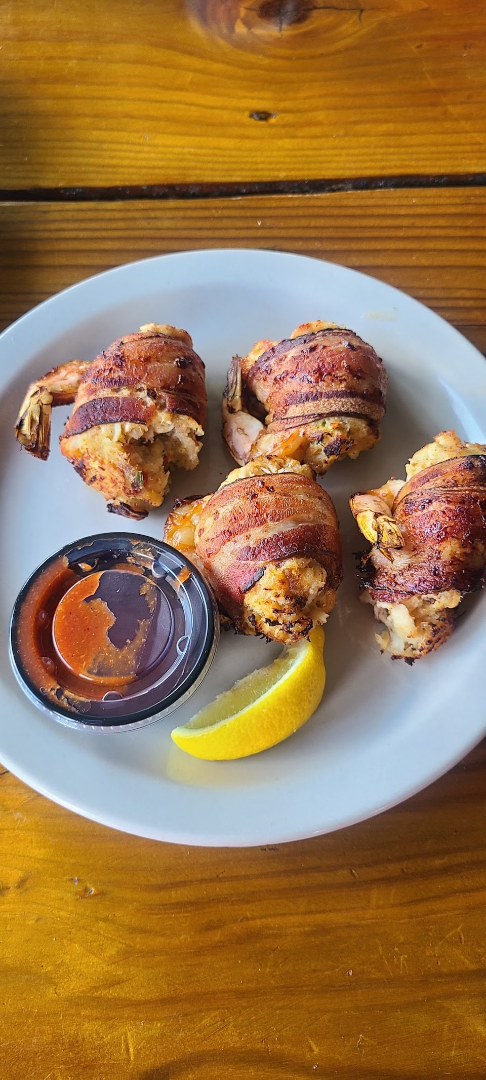 Bacon Wrapped Stuffed Shrimp